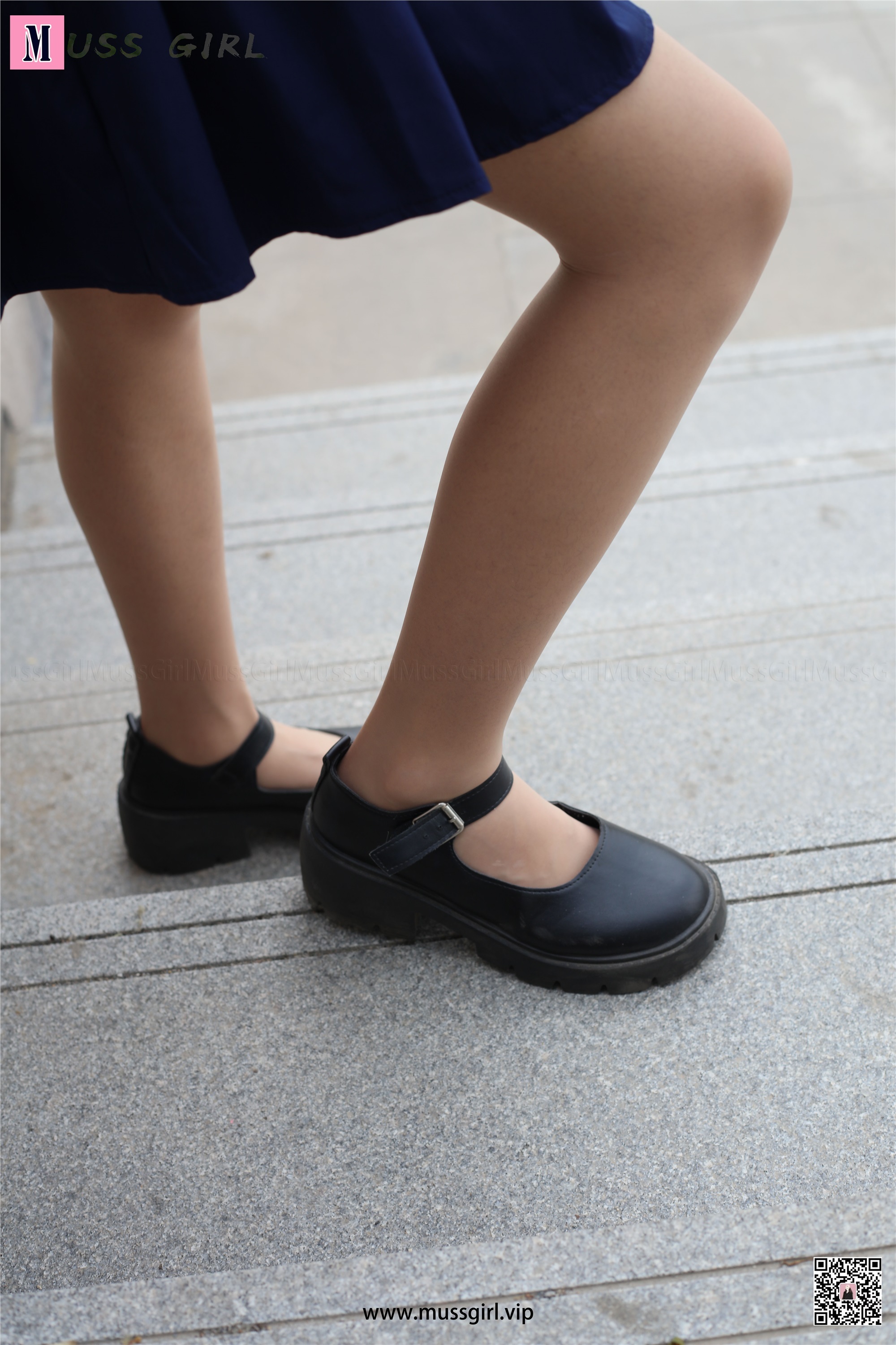 MussGirl慕丝女郎  NO.214 楼梯JK制服肉丝